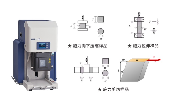 动态热机械分析仪的多种夹具应用